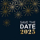 hallmark nieuwjaarskaart save the date 2025